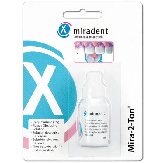 Plakkkontroll Fargeløsning Miradent Mira-2-Ton 10 ml. Plakkkontroll Fargeløsning Miradent Mira-2-Ton 10 ml.