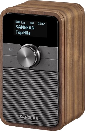 Sangean DDR-8 DAB+ Radio med Bluetooth og USB-C i Valnøtt Sangean DDR-8 DAB+ Radio med Bluetooth og USB-C i Valnøtt