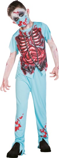 Riethmüller Zombie Kirurg Barn Kostyme Medium 9908354