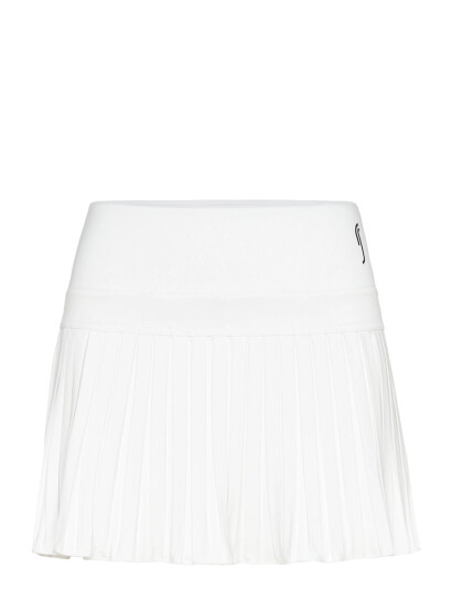 RS Sports Women"s Court Pleated Skirt - White - L
