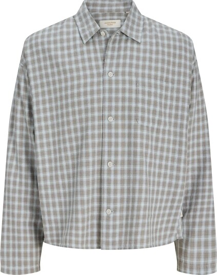 Jack & Jones Jorsavona Austin Dobby Shirt Ls Styd Jnr Multi/patterned 152