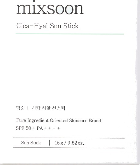 Mixsoon Cica-Hyal Sun Stick - Nude - 15 G
