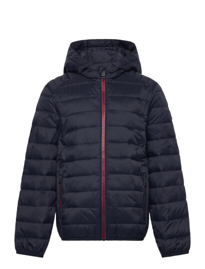 Jack & Jones Jjebradley Light Puffer Hood Mni Navy 104 Jack & Jones Jjebradley Light Puffer Hood Mni Navy 104