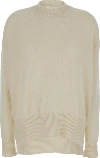 Jil Sander Dame Strikkevarer Beige XS,