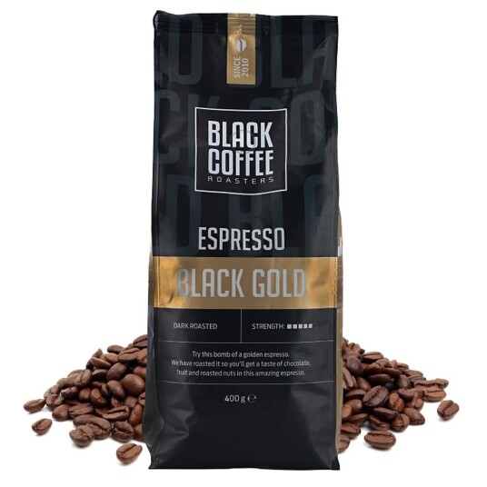 Black Coffee Roasters Espresso Black Gold - Black Coffee Roasters - 400 g. kaffebønner
