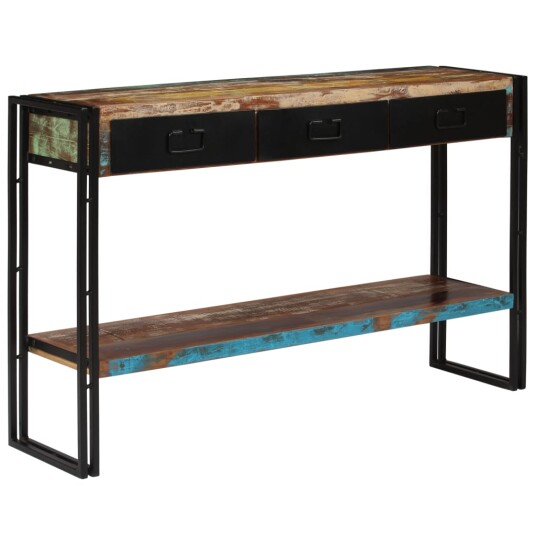 Konsollbord gjenvunnet heltre 120x30x76 cm 8718475568155
