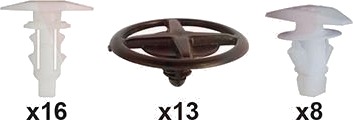 Monteringssett, motorpanser VAN WEZEL 3388797