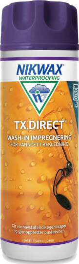 Nikwax Tx Direct Wash In 300ml Impregnering OneSize Nikwax Tx Direct Wash In 300ml Impregnering OneSize
