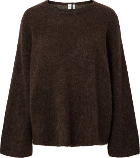Y.a.s Dame Strikkevarer Brun XL,