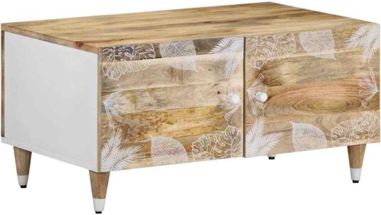 Salongbord 80x50x40 cm heltre furu 8721158496683