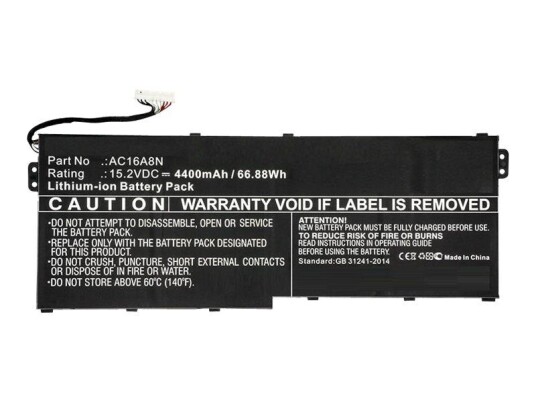 CoreParts batteri til bærbar PC - Li-Ion - 4400 mAh - 66.9 Wh (MBXAC-BA0071)