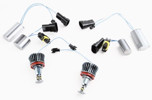 Alternativvare LED pæresett H8 
Angel Eyes GST E92 4LED 20W