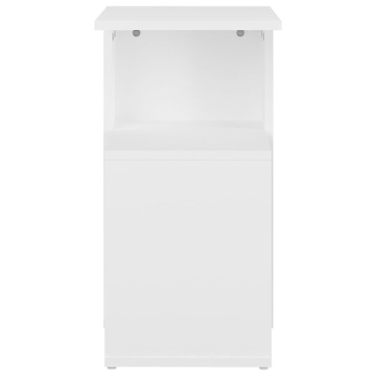 vidaXL Sidebord hvit 36x30x56 cm sponplate