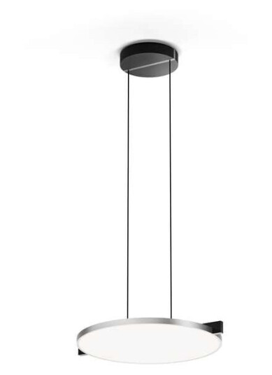 Light-Point - Inlay S3 Disc Pendel Matt Black/Satin Silver Light-Point - Inlay S3 Disc Pendel Matt Black/Satin Silver