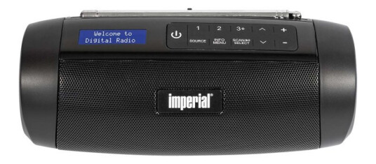 Imperial DABMAN GO Bluetooth DAB+/FM Radio Svart Imperial DABMAN GO Bluetooth DAB+/FM Radio Svart