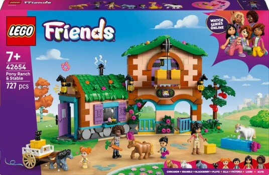 LEGO Friends Ponniranch med stall 42654