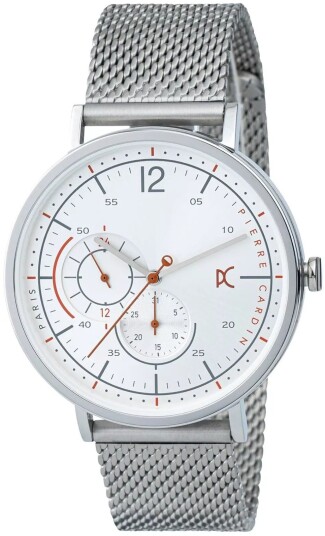 Pierre Cardin Herreklokke CBN.3021 Bonne Stride Hvit/Stål Ø42 mm Pierre Cardin Herreklokke CBN.3021 Bonne Stride Hvit/Stål Ø42 mm