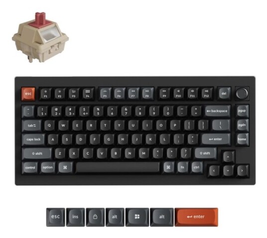 Keychron V1 Ultra V1U D1 Sort