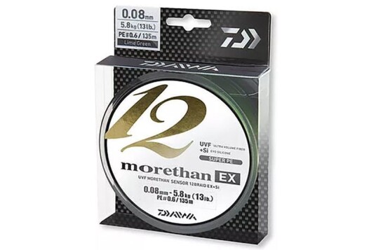 Daiwa Morethan 12BEX+SI 0.10MM 135M LG Daiwa Morethan 12BEX+SI 0.10MM 135M LG