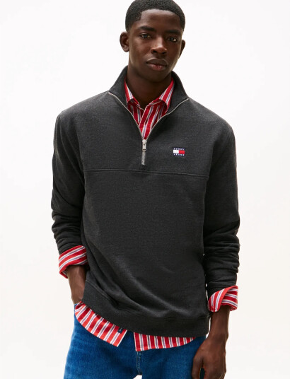 Tommy Jeans Tjm Reg Badge Qz Ext - Grey - S