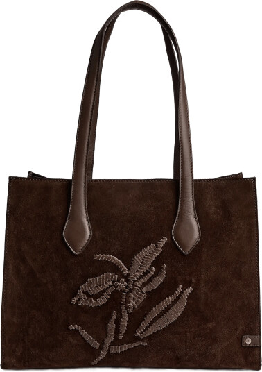 DEPECHE Santa Fe Shopper - Brown - ONE SIZE