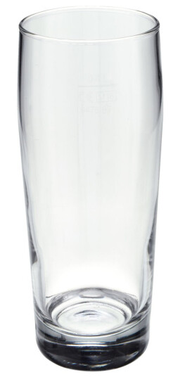 Pasabahçe Ølglass Willie; 32.5cl, 6.6x14.2 cm (ØxH); Transparent; 0.25 l målestrek, 12 Stykk / Forpakning