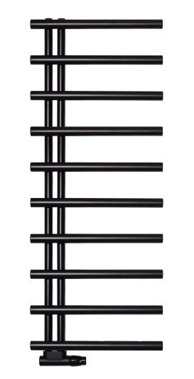 Kriss Merkur håndkletørker 120x50 cm, sort