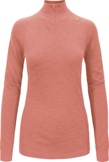 Tufte Bambull Half Zip, Dame Pink L Tufte Bambull Half Zip, Dame Pink L