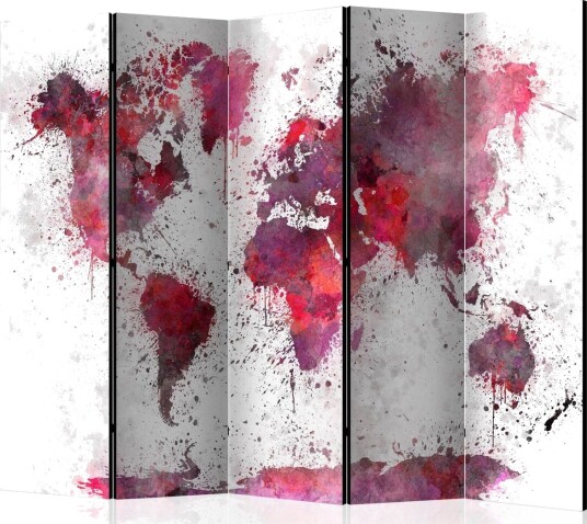 Romdeler - World Map II 225x172 - Artgeist sp. z o. o.