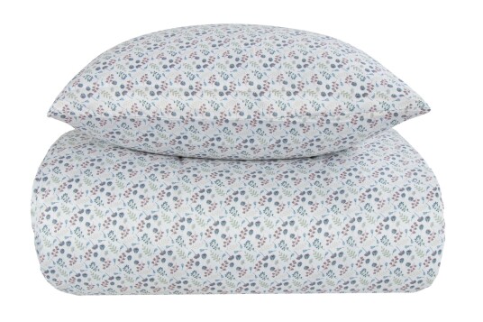 Borg Living Junior sengetøy 100x140 cm 100% Bomullssateng Potpuri Blå Borg Living Junior sengetøy 100x140 cm 100% Bomullssateng Potpuri Blå