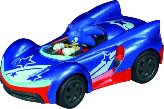 Carrera Pull Speed Sonic The Hedgehog Opptrekksbil - 1:43 Skala - Blå