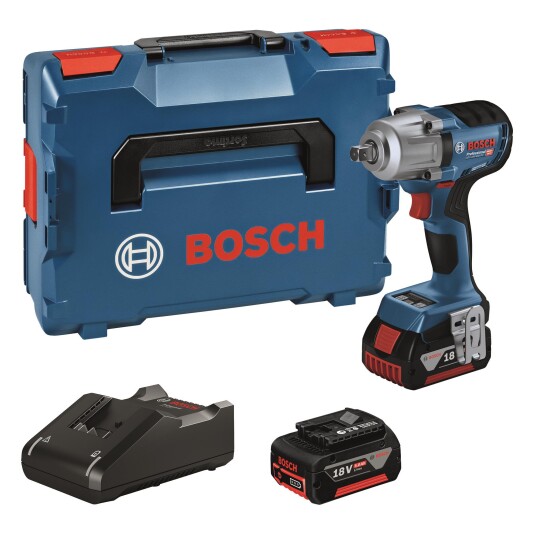 Bosch Muttertrekker Med Batteri Og Lader Modell GDS 18V 450 PC Bosch Muttertrekker Med Batteri Og Lader Modell GDS 18V 450 PC