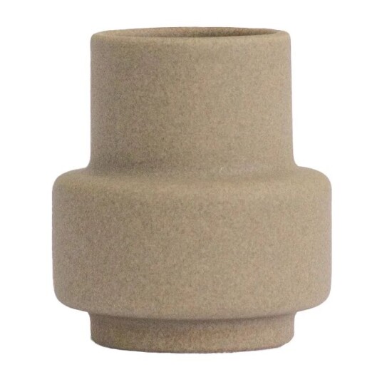 Ro Collection Hurricane vase S Ø9 Light Stone Ro Collection Hurricane vase S Ø9 Light Stone