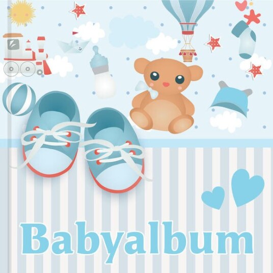 Babyalbum blå Babyalbum blå