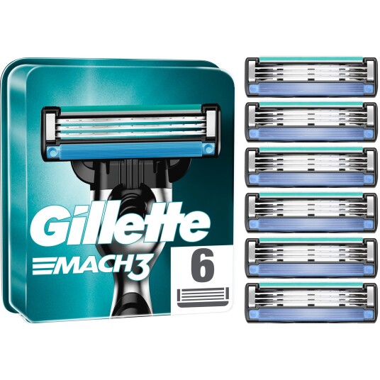 Gillette Mach3 Men's Razor Blade Refills 6 st