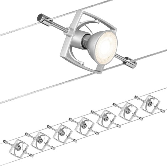Taklampe Paulmann Wire Mac II Grå Entré Metall Moderne 18 Grå Taklampe Paulmann Wire Mac II Grå Entré Metall Moderne 18 Grå
