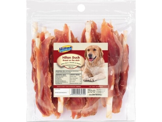 Hilton Duck Breast On The Stick Hund Tygge 500G Hilton Duck Breast On The Stick Hund Tygge 500G