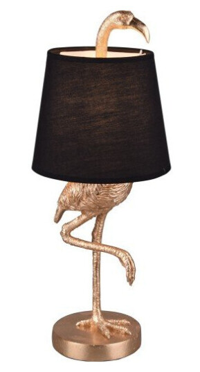 Trio Lighting Lola bordlampe svart/gull Trio Lighting Lola bordlampe svart/gull