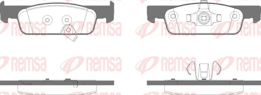 REMSA 1540.02 Bremseklosser REMSA 1540.02 Bremseklosser