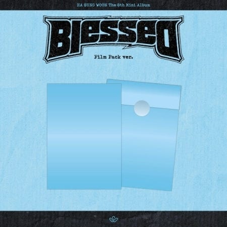 Ha Sung Woon Blessed Film Pack Version incl. 8pc Photo Print Set Folded Poster Lyrics Paper Film Photo Sticker Set + Photocard CD