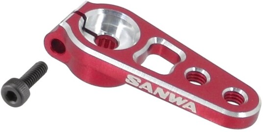 Sanwa Aluminium Servoarm - Rød Sanwa Aluminium Servoarm - Rød