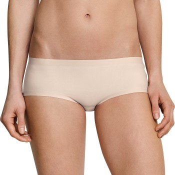 Schiesser Truser Invisiblå Cotton Hipster Beige 40 Dame
