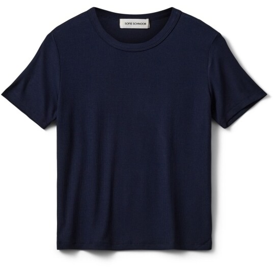 Sofie Schnoor Navy Nataliasy Rib T-Skjorte 152 Sofie Schnoor Navy Nataliasy Rib T-Skjorte 152