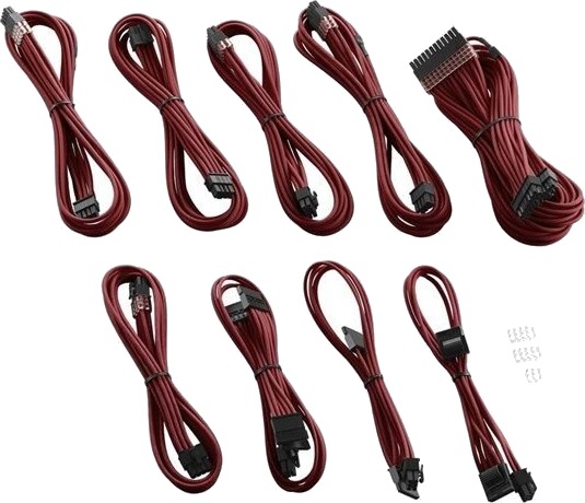 CableMod PRO ModMesh C-Series AXi/HXi/RM Cable Kit - Blood Red CableMod PRO ModMesh C-Series AXi/HXi/RM Cable Kit - Blood Red