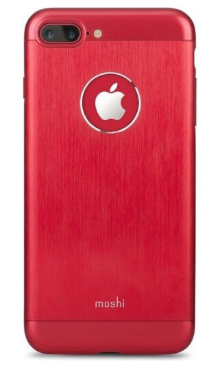 Moshi Armour, Rund (Shell Case), Apple, Iphone 7 Plus, Rød Moshi Armour, Rund (Shell Case), Apple, Iphone 7 Plus, Rød