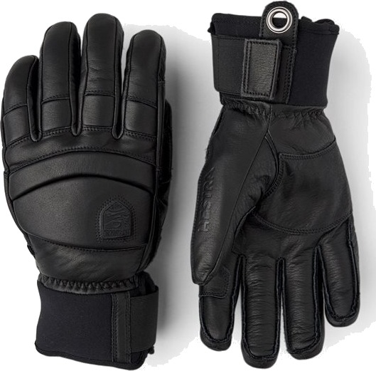Hestra Fall Line - 5 Finger Black/Black 10