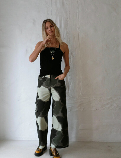 Helmstedt Enya Denim Jeans - Green - L Helmstedt Enya Denim Jeans - Green - L
