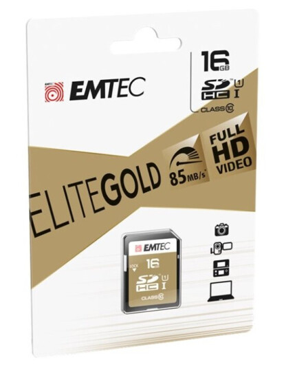 Emtec Gold+ - Flashminnekort - 16 Gb - Class 10 - Sdhc