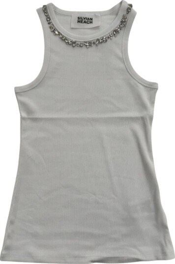 Silvian Heach Dame Topper Hvit XL,