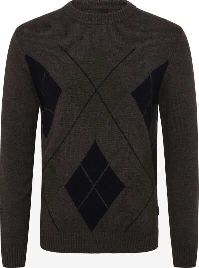 Bugatti Pullover Crew Neck   BROWN   L